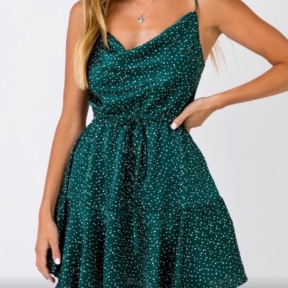 Polka Dot Mini Dress